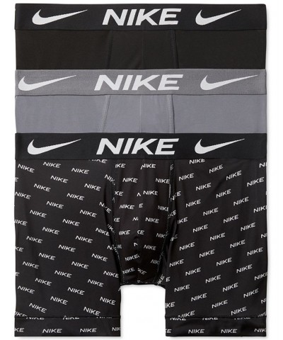 Men's 3-Pk. DRI-Fit Essential Micro Boxer Briefs Nike Logo Print $24.20 Underwear