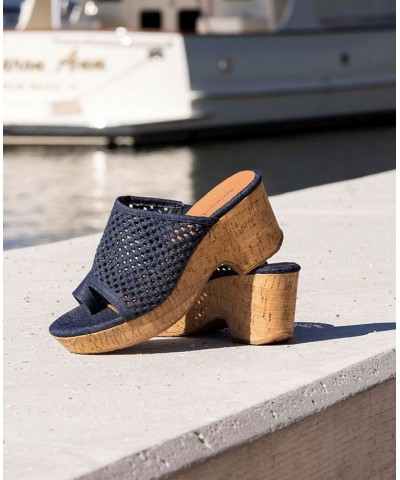 Bethie Wedge Slide Sandals PD05 $43.35 Shoes