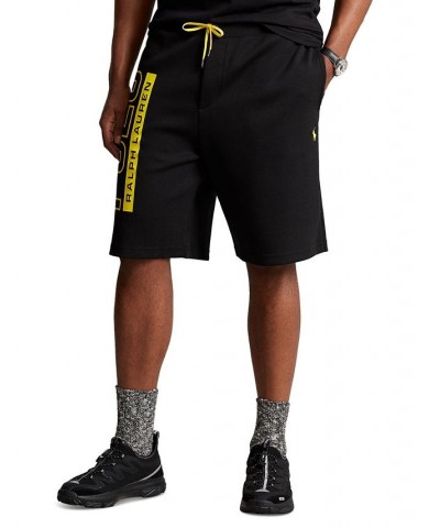 Men's Big & Tall Logo Double-Knit Shorts Black $37.20 Shorts