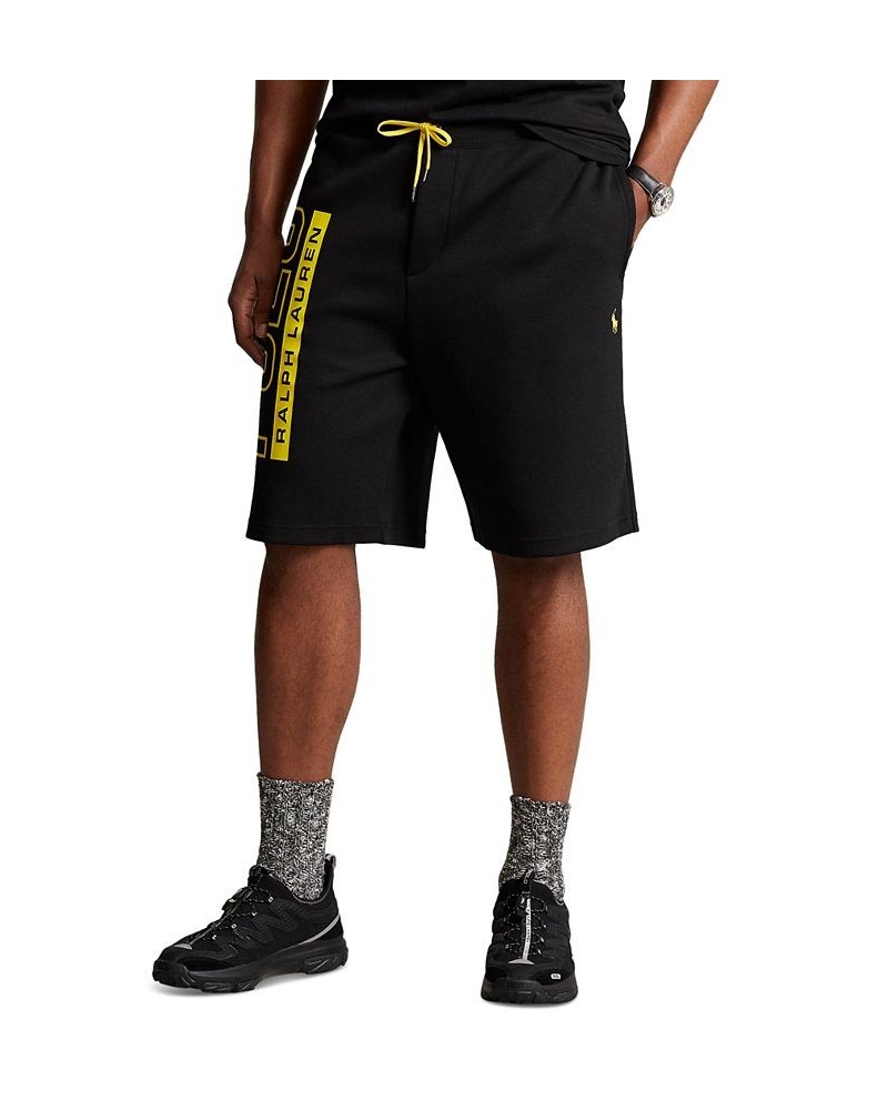 Men's Big & Tall Logo Double-Knit Shorts Black $37.20 Shorts