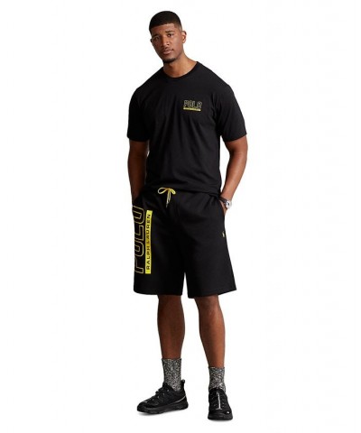 Men's Big & Tall Logo Double-Knit Shorts Black $37.20 Shorts