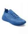 Women's Power Lace-Up Platform Sneakers Blue $41.83 Shoes