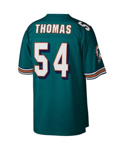 Men's Zach Thomas Aqua Miami Dolphins Legacy Replica Jersey $51.00 Jersey