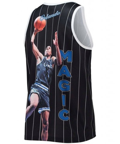 Men's Penny Hardaway Black Orlando Magic Hardwood Classics Player Tank Top $35.63 T-Shirts