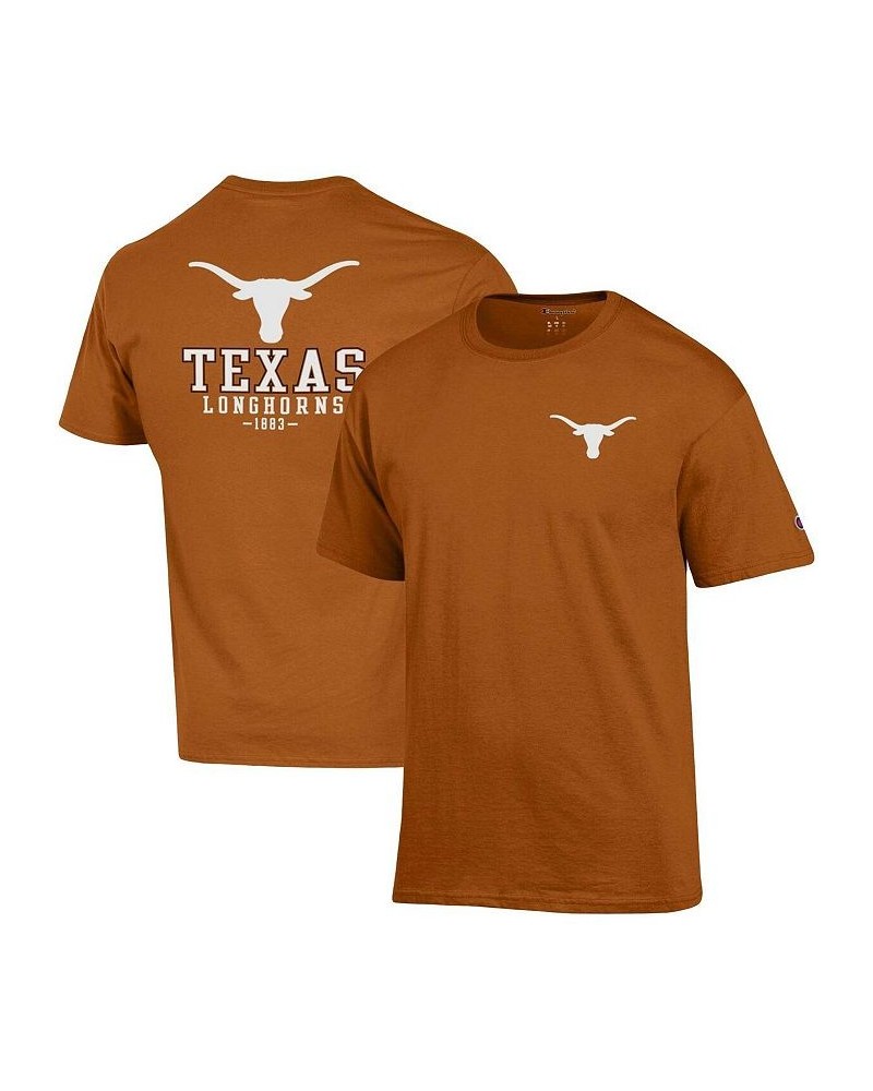 Men's Texas Orange Texas Longhorns Stack 2-Hit T-shirt $21.60 T-Shirts