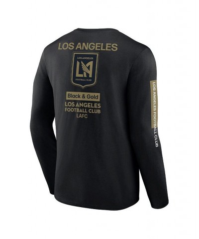 Men's Branded Black LAFC Constant Success Long Sleeve T-shirt $32.99 T-Shirts