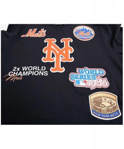 Men's Black New York Mets Championship T-shirt $38.24 T-Shirts