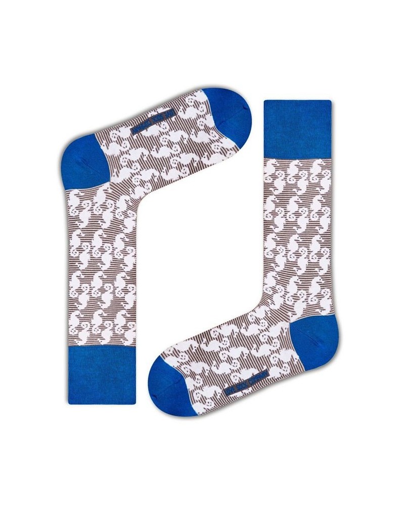 Men's Casual Socks - Seahorse Gray $9.24 Socks