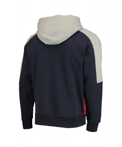 Men's Navy, Red Houston Texans Playoffs Color Block Full-Zip Hoodie $39.60 Sweatshirt