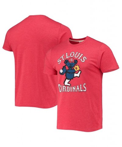 Men's Red St. Louis Cardinals Grateful Dead Tri-Blend T-shirt $25.00 T-Shirts