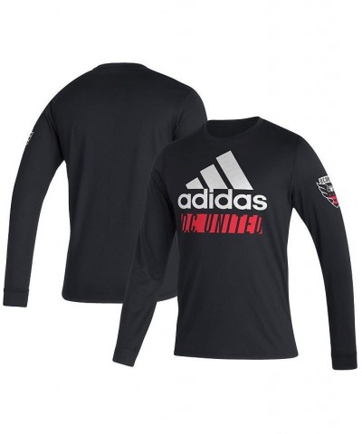 Men's Black D.C. United Vintage-Inspired Performance Long Sleeve T-shirt $29.49 T-Shirts