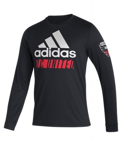 Men's Black D.C. United Vintage-Inspired Performance Long Sleeve T-shirt $29.49 T-Shirts