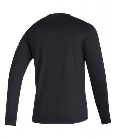 Men's Black D.C. United Vintage-Inspired Performance Long Sleeve T-shirt $29.49 T-Shirts