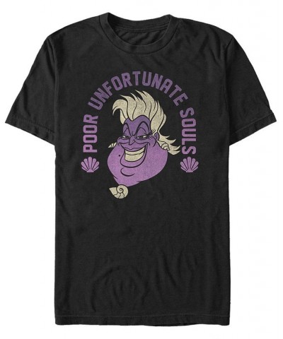 Disney Men's The Little Mermaid Ursula Poor Unfortunate Souls Short Sleeve T-Shirt Black $15.05 T-Shirts