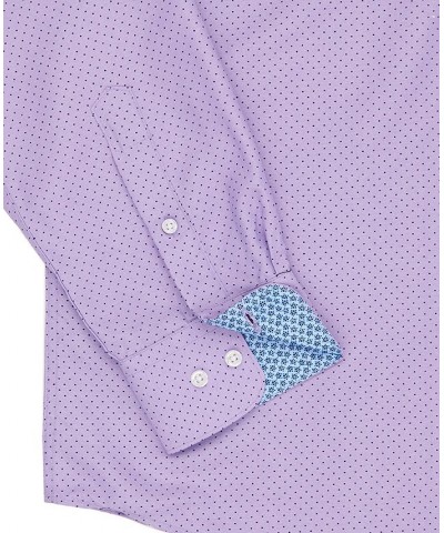 Men's Regular Fit Performance Wrinkle Free Dress Shirt Lilac $13.63 Dress Shirts