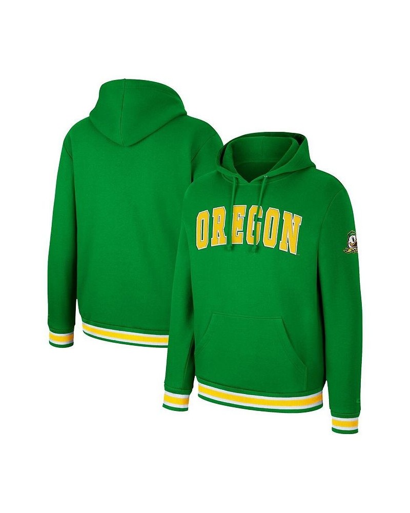 Men's Green Oregon Ducks Varsity Arch Pullover Hoodie $39.74 Sweatshirt