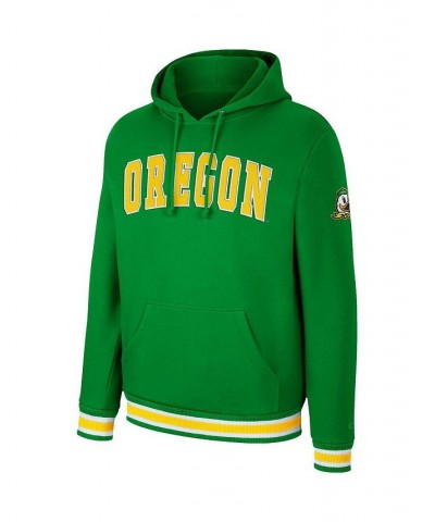 Men's Green Oregon Ducks Varsity Arch Pullover Hoodie $39.74 Sweatshirt