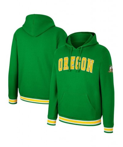 Men's Green Oregon Ducks Varsity Arch Pullover Hoodie $39.74 Sweatshirt