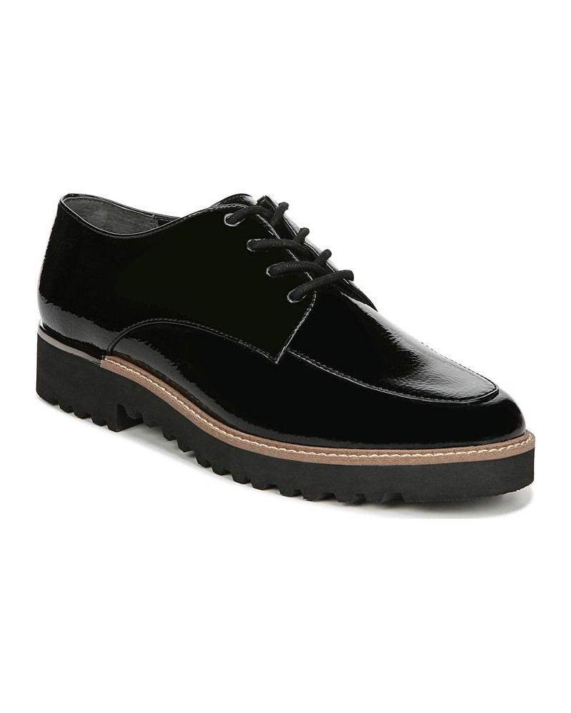 Charles Lug Sole Oxfords Black $48.51 Shoes