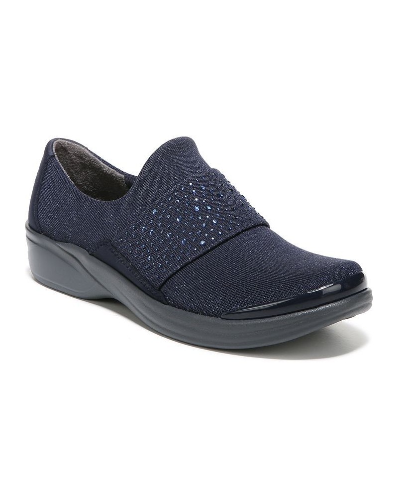 Pizazz Washable Slip-ons Blue $32.00 Shoes