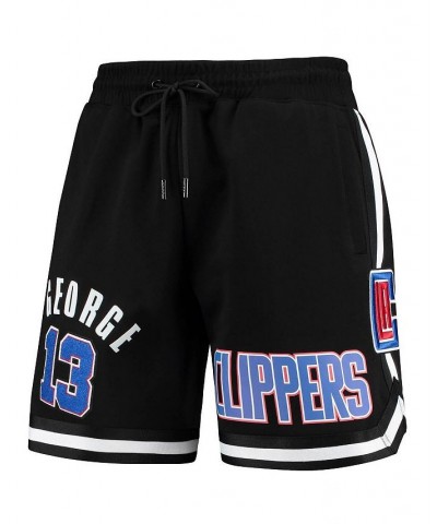 Men's Paul George Black LA Clippers Team Player Shorts $43.20 Shorts