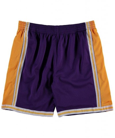 Men's Purple Los Angeles Lakers Big and Tall Hardwood Classics Swingman Shorts $37.22 Shorts