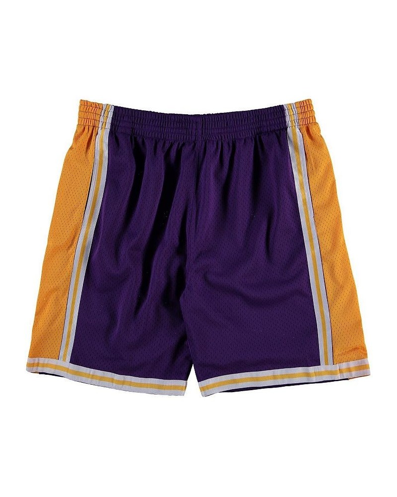 Men's Purple Los Angeles Lakers Big and Tall Hardwood Classics Swingman Shorts $37.22 Shorts