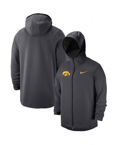 Men's Anthracite Iowa Hawkeyes Tonal Showtime Full-Zip Hoodie $55.90 Sweatshirt