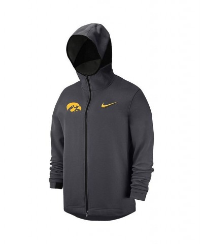 Men's Anthracite Iowa Hawkeyes Tonal Showtime Full-Zip Hoodie $55.90 Sweatshirt