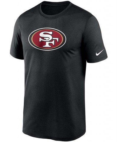 Men's Black San Francisco 49ers Logo Essential Legend Performance T-Shirt $16.40 T-Shirts