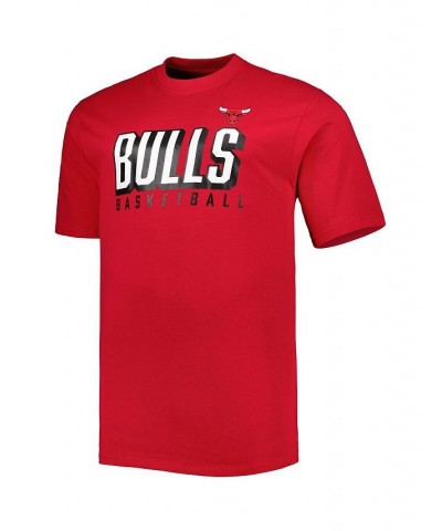 Men's Branded Red, White Chicago Bulls Big and Tall Two-Pack T-shirt Set $33.60 T-Shirts