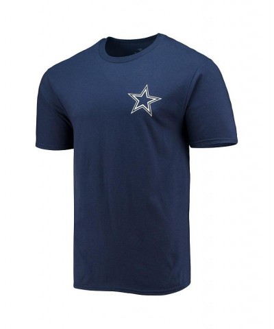 Men's Branded Navy Dallas Cowboys 1 Dad T-shirt $15.64 T-Shirts