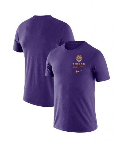 Men's Purple LSU Tigers Team Practice Performance T-shirt $26.09 T-Shirts