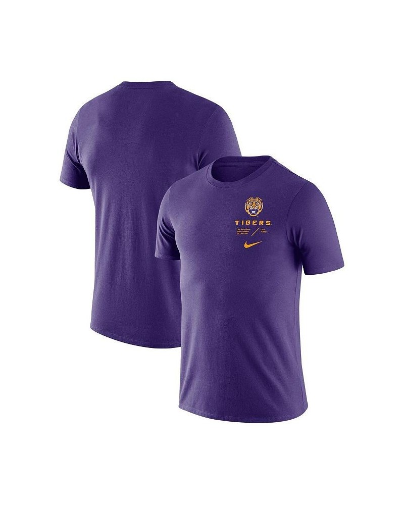 Men's Purple LSU Tigers Team Practice Performance T-shirt $26.09 T-Shirts