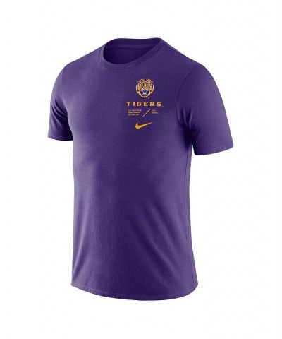 Men's Purple LSU Tigers Team Practice Performance T-shirt $26.09 T-Shirts