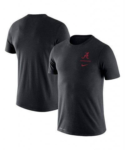 Men's Black Alabama Crimson Tide Logo Stack Legend Performance T-shirt $23.00 T-Shirts