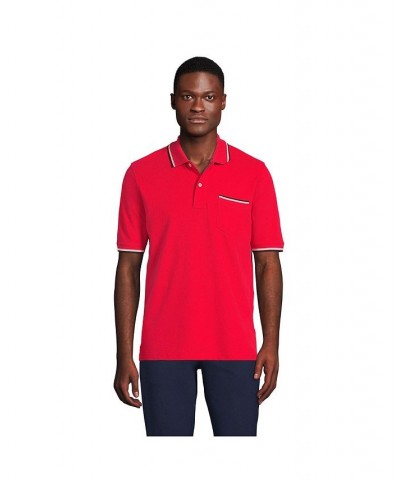 Men's Short Sleeve Comfort-First Mesh Polo Shirt With Pocket PD10 $30.22 Polo Shirts