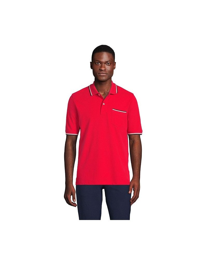 Men's Short Sleeve Comfort-First Mesh Polo Shirt With Pocket PD10 $30.22 Polo Shirts