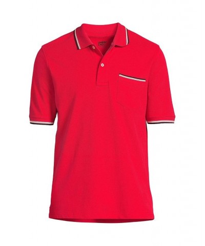 Men's Short Sleeve Comfort-First Mesh Polo Shirt With Pocket PD10 $30.22 Polo Shirts