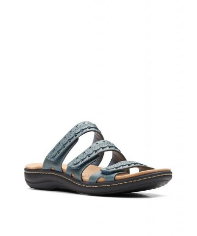 Women's Collection Laurieann Cove Sandals Blue $43.00 Shoes