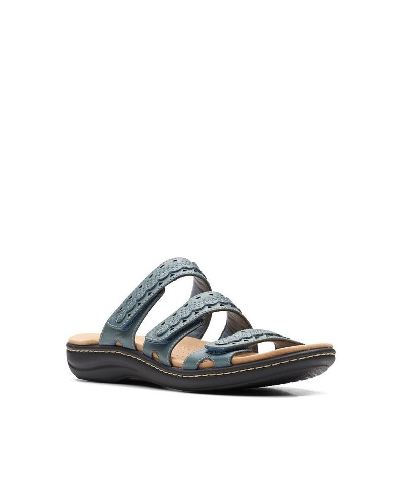 Women's Collection Laurieann Cove Sandals Blue $43.00 Shoes