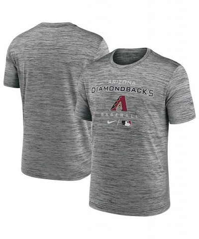 Men's Anthracite Arizona Diamondbacks Authentic Collection Velocity Practice Space-Dye Performance T-shirt $22.94 T-Shirts