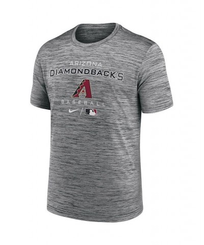 Men's Anthracite Arizona Diamondbacks Authentic Collection Velocity Practice Space-Dye Performance T-shirt $22.94 T-Shirts