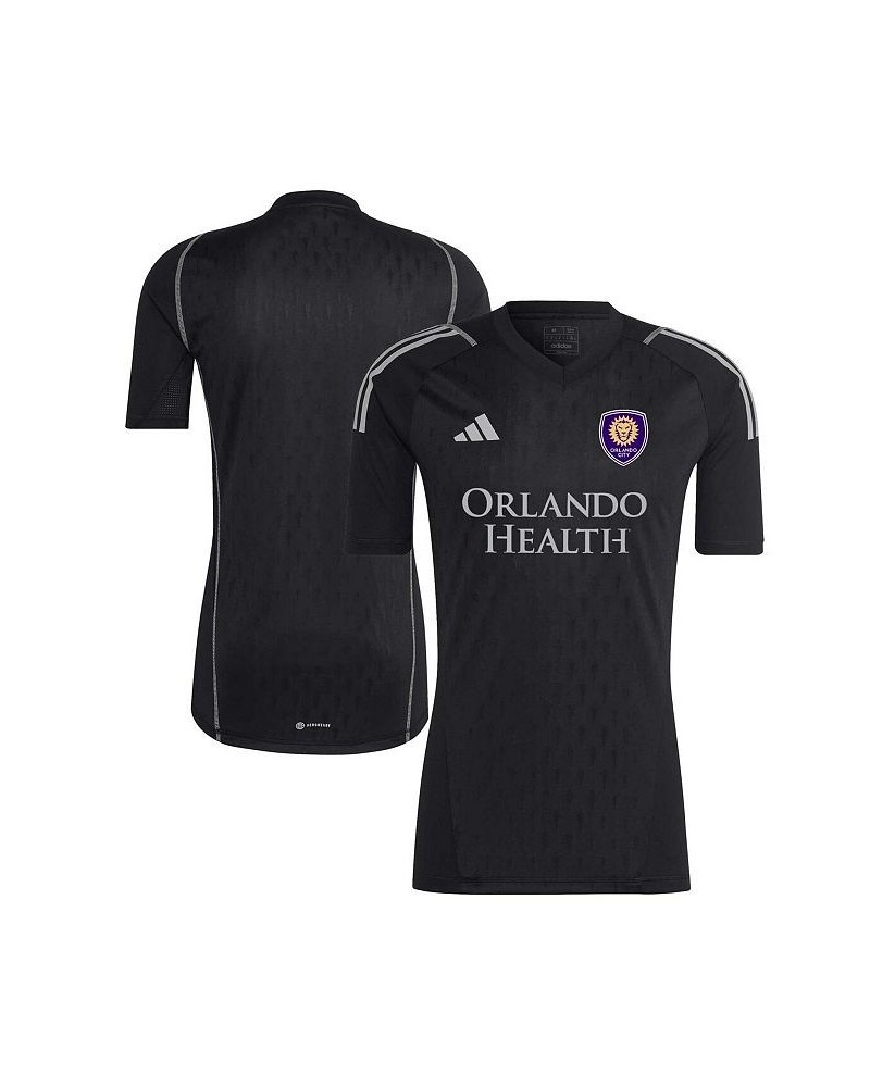 Men's Black Orlando City SC 2023 Replica Goalkeeper Jersey $54.60 Jersey