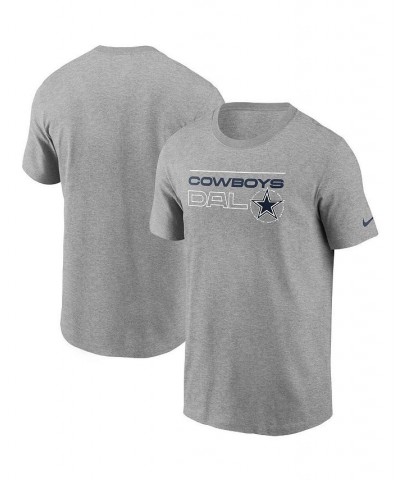 Men's Heathered Charcoal Dallas Cowboys Broadcast Essential T-shirt $15.36 T-Shirts