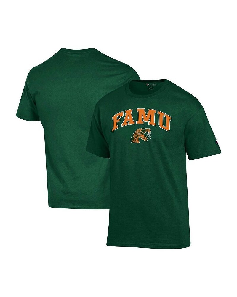 Men's Green Florida A&M Rattlers Arch Over Logo T-shirt $14.70 T-Shirts