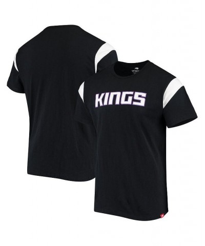 Men's Heather Black Sacramento Kings Grange T-shirt $19.60 T-Shirts