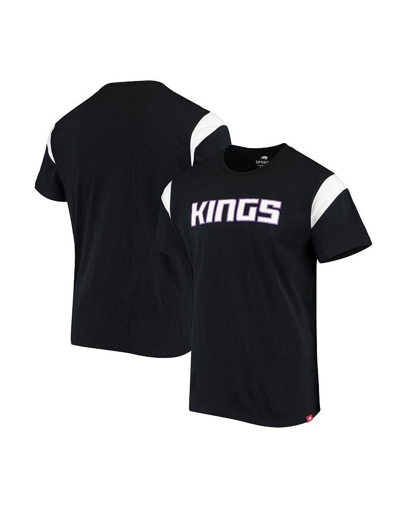 Men's Heather Black Sacramento Kings Grange T-shirt $19.60 T-Shirts