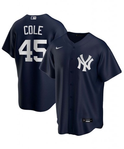 Men's Gerrit Cole Navy New York Yankees Alternate Replica Player Name Jersey $63.80 Jersey