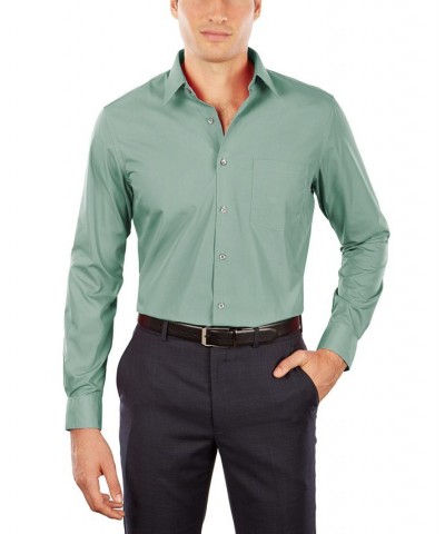 Men's Athletic Fit Poplin Dress Shirt Leaf $13.83 Dress Shirts